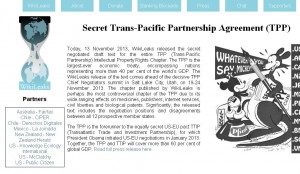 Wikileaks filtra texto del TPP